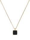 Emanuele Bicocchi Onyx Amulet Necklace In Gold