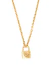 Emanuele Bicocchi Padlock Pendant Necklace In Gold