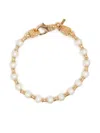 Emanuele Bicocchi Pearl-embellished Bracelet In Gold