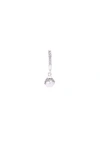 Emanuele Bicocchi Pearl Hoop Earring In White