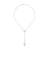 Emanuele Bicocchi Pearl Rosary Necklace In White