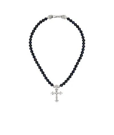 Emanuele Bicocchi Pendant Necklace In Black