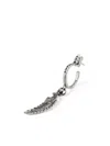 Emanuele Bicocchi Piuma Earring In 银色