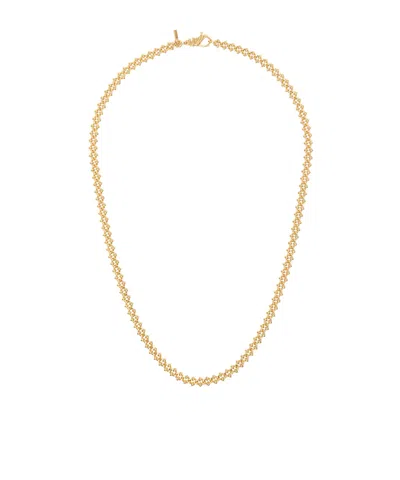 Emanuele Bicocchi Plated Knot Chain Necklace In Yellow