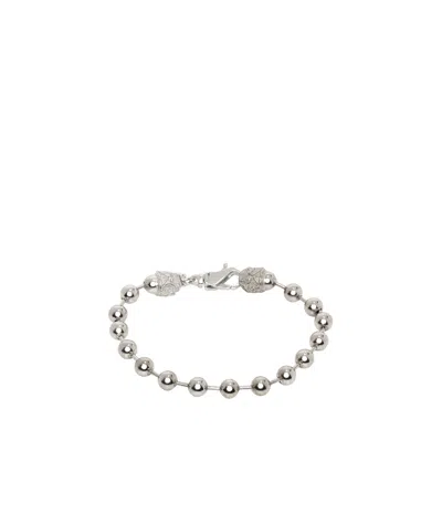 Emanuele Bicocchi Polished Beads Bracelet In White