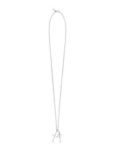 Emanuele Bicocchi Pugnale And Cross Necklace