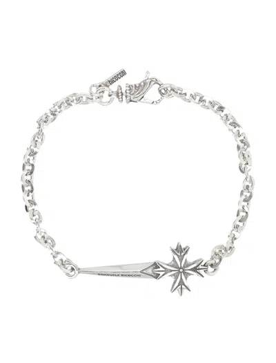Emanuele Bicocchi Pugnale Bracelet In Silber