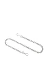Emanuele Bicocchi Pyramid-stud Anchor Wallet Chain In Silver
