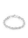 Emanuele Bicocchi Rope-chain Silver Bracelet In Silver