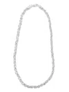 Emanuele Bicocchi Ssense Exclusive Silver Rope Chain Necklace In Silver