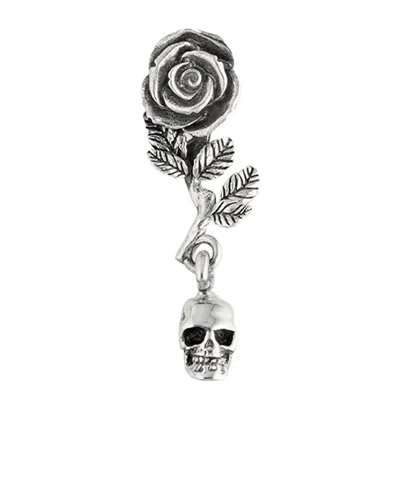 EMANUELE BICOCCHI EMANUELE BICOCCHI ROSE AND SKULL EARRING