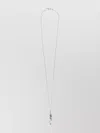 Emanuele Bicocchi Rose Pendant Necklace Skull In Metallic