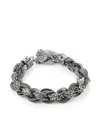 Emanuele Bicocchi Round Braid Bracelet In Silver
