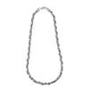 Emanuele Bicocchi Round Braid Necklace In Gray