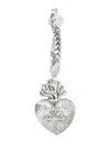 Emanuele Bicocchi Sacred Heart Earring In Gray