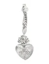 Emanuele Bicocchi Sacred Heart Earring In Silver