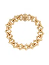 Emanuele Bicocchi Sharp Chain Logo Bracelet In Gold