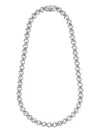 Emanuele Bicocchi Sharp-chain Logo-detail Necklace In Brown