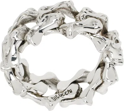 Emanuele Bicocchi Silver Arabesque Chain Ring