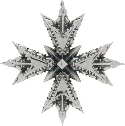 Emanuele Bicocchi Silver Crest Brooch