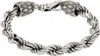 Emanuele Bicocchi Silver French Rope Medium Bracelet In Silver