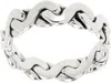 Emanuele Bicocchi Silver Infinity Loop S-link Ring In Silver