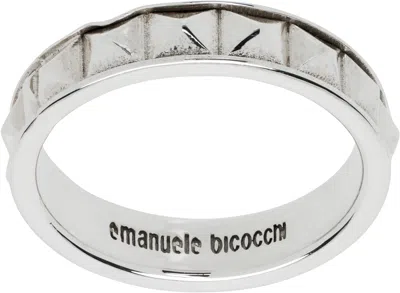 Emanuele Bicocchi Silver Pyramid Ring