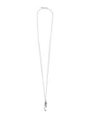 Emanuele Bicocchi Rose And Skull Pendant Necklace