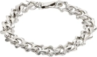 Emanuele Bicocchi Silver Small Sharp Link Bracelet
