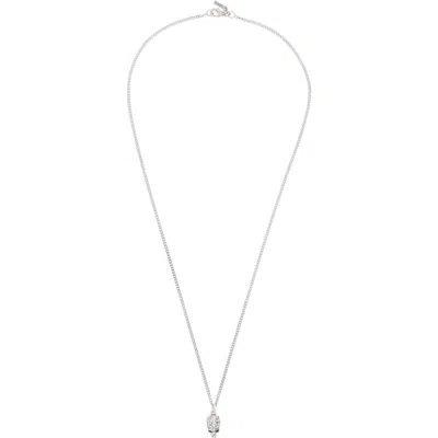 Emanuele Bicocchi Skull Necklace In Silver