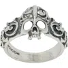 Emanuele Bicocchi Skull Ring In Silver