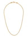 Emanuele Bicocchi Small Gold Rope Chain Necklace In Gold