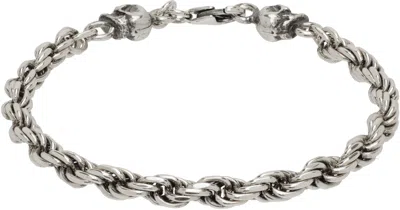 Emanuele Bicocchi Ssense Exclusive Chain Bracelet In Metallic