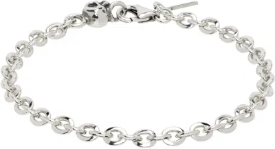 Emanuele Bicocchi Ssense Exclusive Chain Link Bracelet In Silver