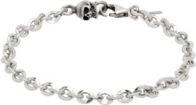Emanuele Bicocchi Ssense Exclusive Chain Link Bracelet In Silver