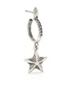 Emanuele Bicocchi Star Single Earring In Silver