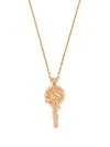 Emanuele Bicocchi Gold-tone Arabesque Key Pendant Necklace In Gold