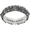 Emanuele Bicocchi Stella Band Ring In Silver