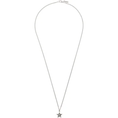 Emanuele Bicocchi Stella Pendant Necklace In Silver
