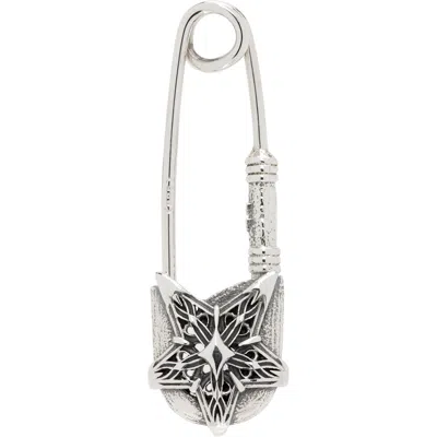 Emanuele Bicocchi Stella Pin Single Earring In Silver