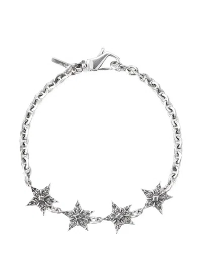Emanuele Bicocchi Stella Sterling Silver Bracelet In White