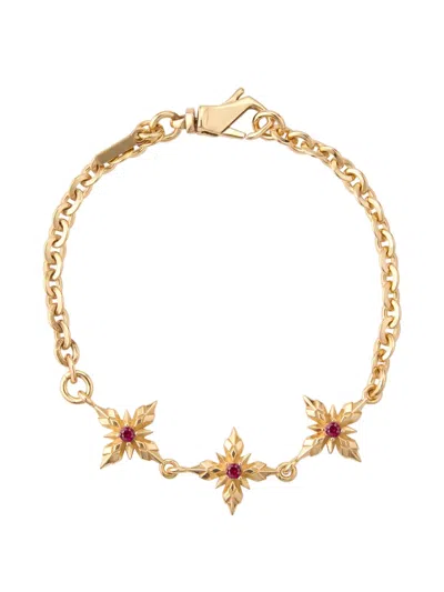 Emanuele Bicocchi Stella Ventis Chain Bracelet In Purple