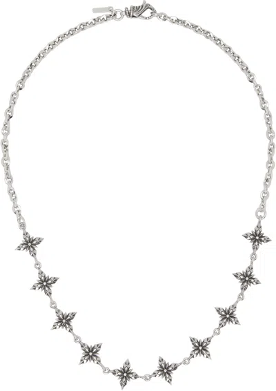 Emanuele Bicocchi Stella Ventis Half Chain Necklace In Metallic