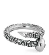 Emanuele Bicocchi Sterling Silver Flourishing Spiral Ring In Silver