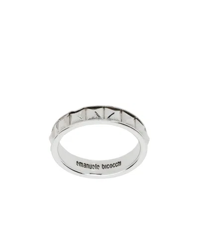 Emanuele Bicocchi Stud Ring In White