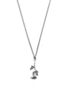 Emanuele Bicocchi Wild Rose Necklace In Silver
