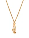 Emanuele Bicocchi Wild Rose Pendant Necklace In Gold