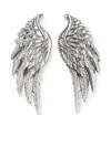 Emanuele Bicocchi Wing Stud Earrings In Silver