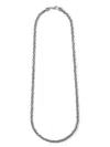 Emanuele Bicocchi Wrapped Rope-chain Necklace In Silver