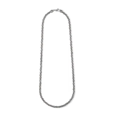 Emanuele Bicocchi Wrapped Rope-chain Necklace In White
